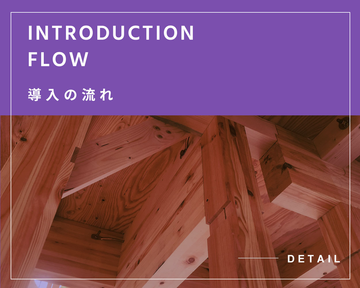 INTRODUCTION FLOW　導入の流れ