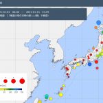 地震対策,20210115までの地震発生日本地図