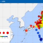2011-2021震度4以上東日本大地震地図