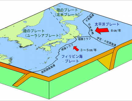 南海トラフ地震溝地図