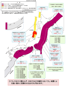 2022主な海溝型地震の評価結果