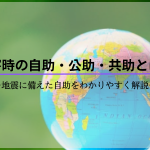 自助・公助・共助とは