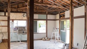 リノベーションと耐震補強の関係：耐震補強との関係（間取りの変更、開口部の拡大）